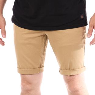 Short Beige Homme Paname Brothers Bermuda Chino pas cher