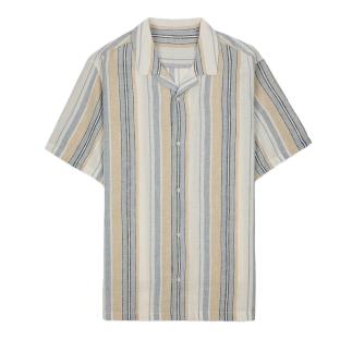 Chemise Beige/Bleu Homme Teddy Smith Keith vue 3
