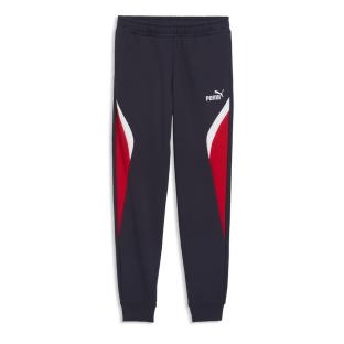 Jogging Marine/Rouge Garçon Puma Ess Block Sweatpants vue 0