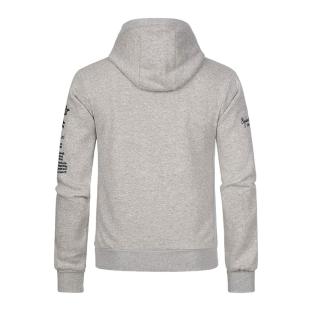 Sweat Gris Homme Geographical Norway Gymclas vue 2