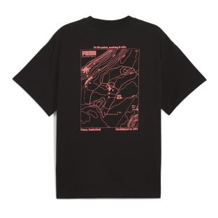 T-Shirt Noir Homme Puma Excavation vue 0