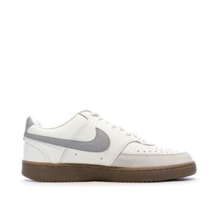 Baskets Blanches/Grises Homme Nike Court Vision vue 2