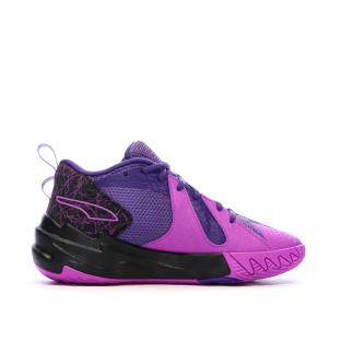 Chaussures de basketball violettes Homme Puma Scoot Zeros Purple Lightning vue 2