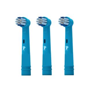 x3 Brossettes de Rechange Rotative Prodental Healthy Kids Logan The Shark pas cher