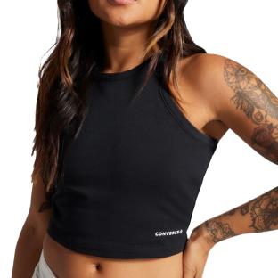 Débardeur Noir Femme Converse High Neck pas cher