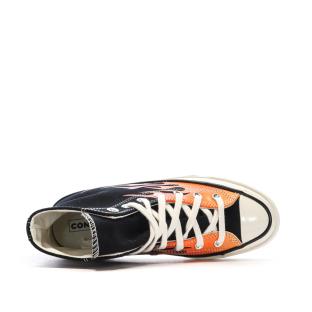 Baskets Noires Mixte Converse Chuck 70 Archive Prints vue 4