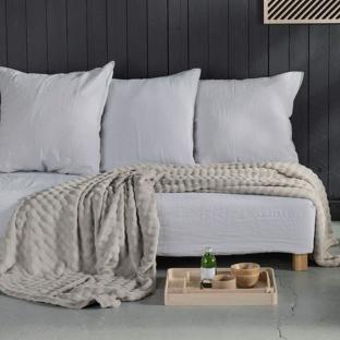Plaid Gris/Beige Today 130x180cm vue 0
