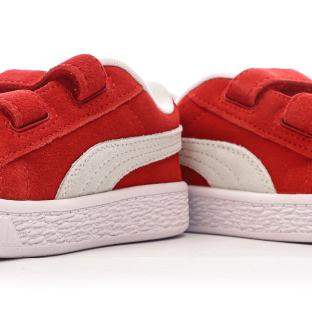 Baskets Rouges Garçon Puma Suede Classic vue 7
