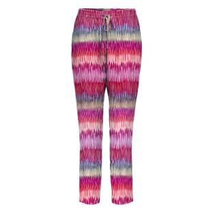 Pantalon Rose/Marine à Motifs Femme Only 15222230 pas cher