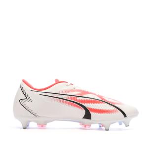 Chaussures de Foot Blanc/Rouge Homme Puma Ultra Play MxSG vue 2