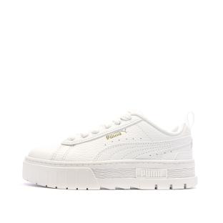Baskets Blanches Garçon/Fille Puma Mayze pas cher