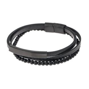 Bracelet Noir Geographical Norway 315106 vue 0