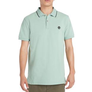 Polo Vert Clair Homme Timberland Oxford pas cher
