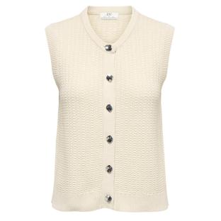 Jersey sin mangas beige para mujer JDY Stella ver 0