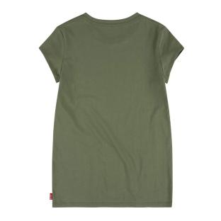 T-shirt Kaki Fille Levi's 4ED482 vue 2