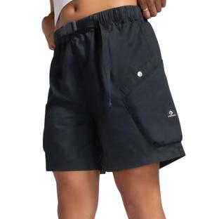 Short Noir Femme Converse Woven vue 0
