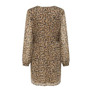 Robe Beige/Orange Femme Only Button vue 2
