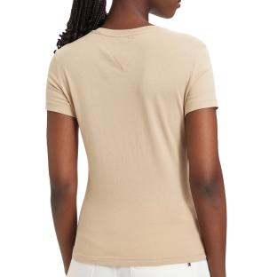 T-shirt Beige Femme Tommy Hilfiger Tjw C vue 0