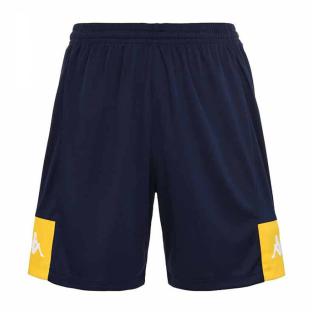Short Marine/Jaune Homme Kappa Daggo pas cher
