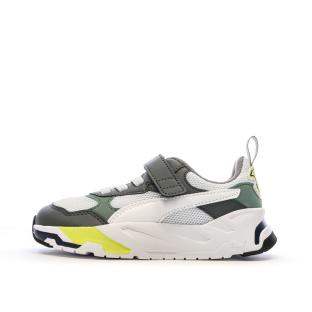 Baskets Noir/Gris/Jaune Garçon Puma Trinity pas cher