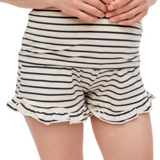Short Beige/Marine Femme Mamalicious Nadine pas cher
