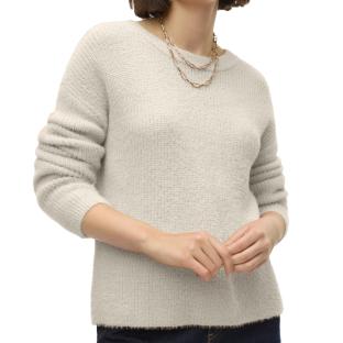 Pull Beige Femme Vero Moda Puff pas cher