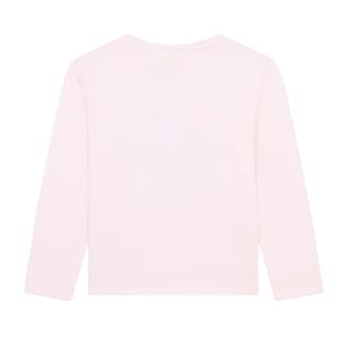 Rosa Langarm-T-Shirt für Mädchen von Billieblush U20645 Ansicht 0