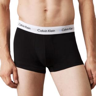 x3 Boxers Noirs Homme Calvin Klein Relaxed Fit Trunk vue 2