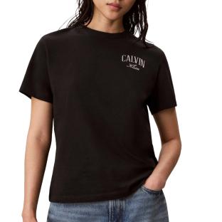 T-Shirt Noir Femme Calvin Klein Jeans Classics vue 0