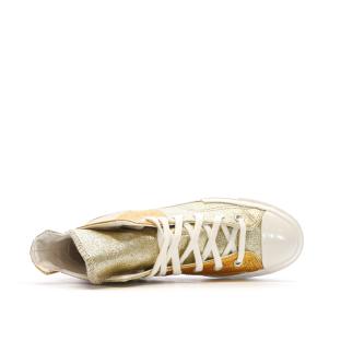 Baskets Dorées Femme Converse Chuck 70 Plus A08176C vue 4