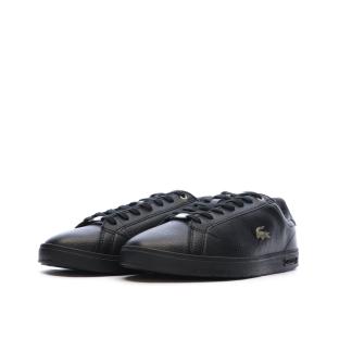 Baskets Noires Homme Lacoste Court vue 0