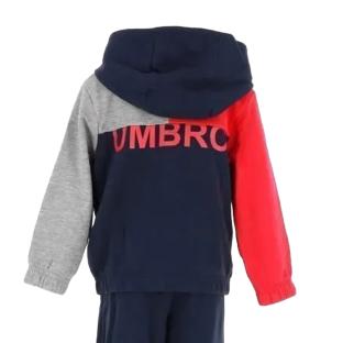 Sweat Zippé Marine/Rouge/Gris Garçon Umbro Gam Net vue 2