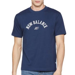 T-shirt Marine Homme New Balance Graphic pas cher