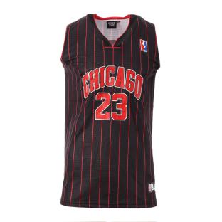 Chicago Maillot Noir/Rouge Homme Sport Zone Tank 23 pas cher