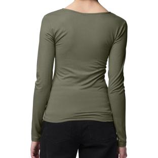 T-Shirt Kaki Femme Pieces Pcbarbera vue 2