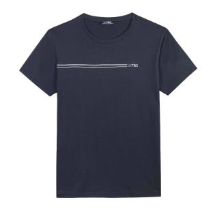 T-shirt Marine Homme TBS MELUTEE pas cher