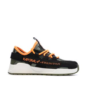 Baskets Kaki/Noir Garçon Kaporal Dofini vue 0