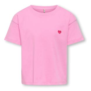 T-shirt Mauve Fille Kids ONLY Maiken pas cher