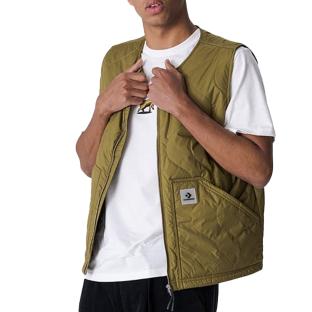 Doudoune sans manches Kaki Homme Converse Padded pas cher
