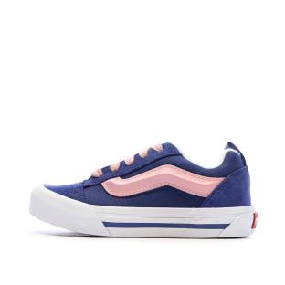 Baskets Bleu/Rose Fille Vans Knu Skool 2 pas cher