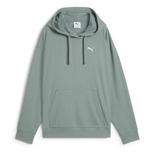 Sweat à Capuche Verte Femme Puma Elevated Comfort Hoodie vue 0