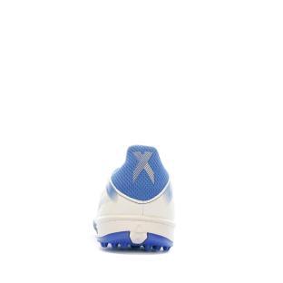 Chaussures de Futsal Bleu/Blanc Garçon Adidas X Speedflow.3 Tf J vue 3