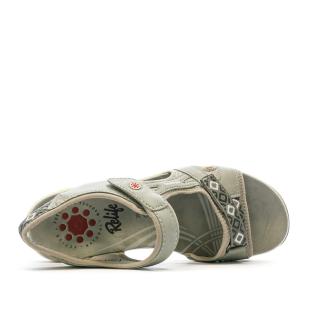 Sandales Grises Femme RELIFE Hubert vue 4