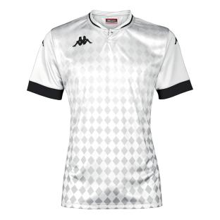 Maillot de Sport Blanc/Noir Homme Kappa Bofi pas cher