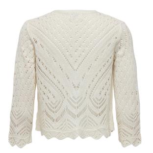 Cardigan Ecru FemmeJDY Sun 3/4 Cropped vue 0