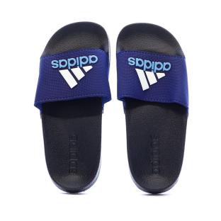 Claquettes Bleu/Noires Garçon Adidas Adilette Shower vue 0