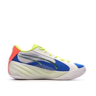 Chaussures de Basketball Blanches/Bleu Homme Puma All-pro Nitro vue 0