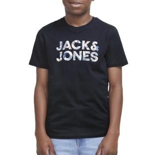 T-Shirt Marine Garçon Jack & Jones 12268854 pas cher