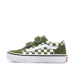 Baskets Kaki Enfant Vans Old Skool pas cher