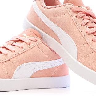 Baskets Rose Corail Fille Puma Club vue 0